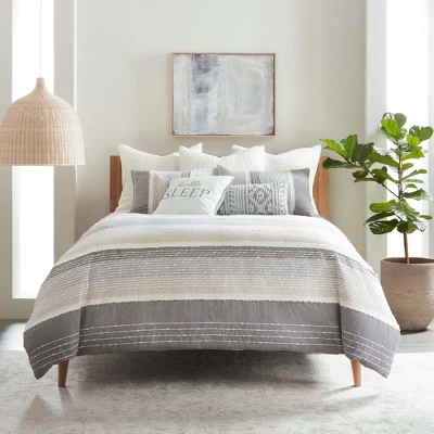 Santander Crewel Stitched Decorative Pillow - Levtex Home - Image 3