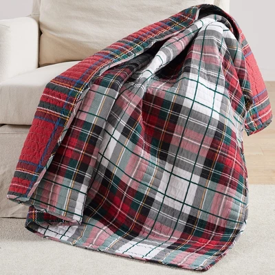 Spencer Holiday Quilted Throw - Levtex Home