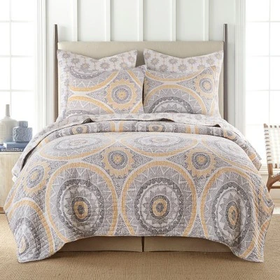 Luiza Multicolored Euro Sham Set - Two Euro Shams - Levtex Home - Image 2