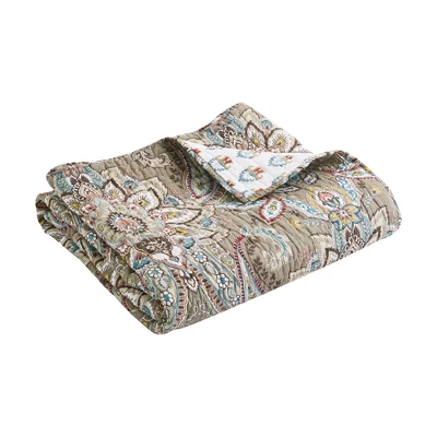 Kassandra Medallion Quilted Throw - Levtex Home - Image 3