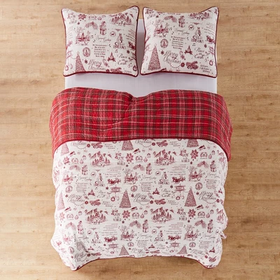 Yuletide Holiday Quilt Set - Levtex Home - Image 2