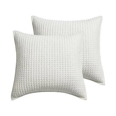 Mills Waffle Euro Sham Set Of 2 - Levtex Home - Image 6