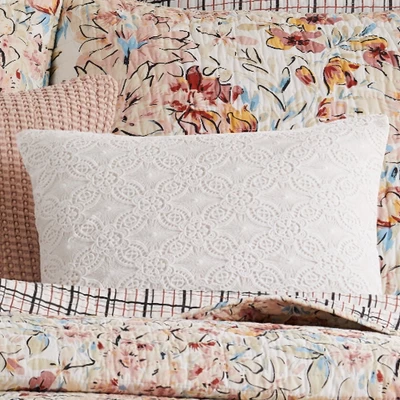 Leonora Floral Lace Decorative Pillow - Levtex Home
