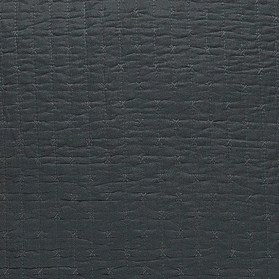 Cross Stitch Charcoal Euro Shams - Set Of 2 - Levtex Home - Image 2