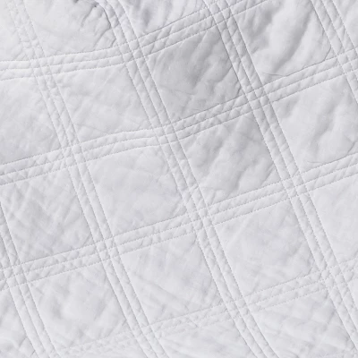 Linen Front/Cotton Back Quilted Throw - Levtex Home - Image 4