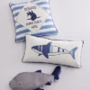 Sammy Shark Shaped Decorative Pillow - Levtex Home