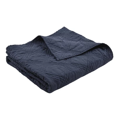 Linen Front/Cotton Back Quilted Throw - Levtex Home - Image 11