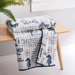 Beach Life Quilted Throw - Levtex Home