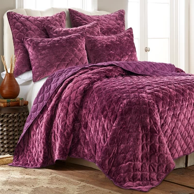 Velvet Plum Euro Sham - Levtex Home - Image 2