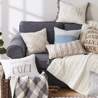 Camden Cream Decorative Pillow - One Decorative Pillow - Levtex Home - Image 3