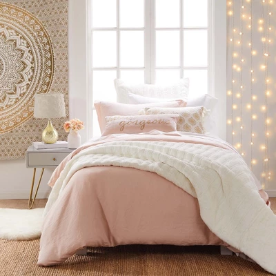 White Sateen Twin-XL 3pc Sheet Set - Levtex Home - Image 4