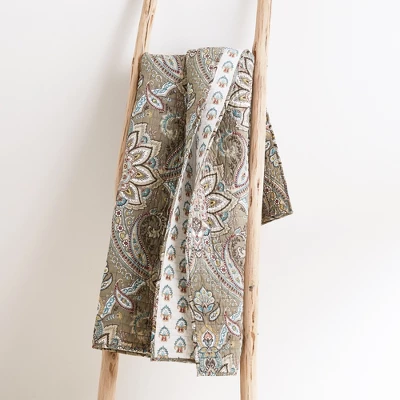 Kassandra Medallion Quilted Throw - Levtex Home - Image 2