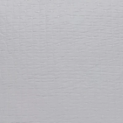 Cross Stitch Grey Solid Euro Shams - Set Of 2 - Levtex Home - Image 2