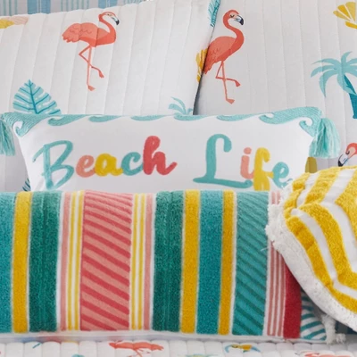 Summertime Beach Life Pillow- Levtex Home - Image 2