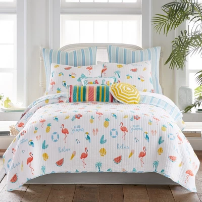 Summertime Beach Life Pillow- Levtex Home - Image 3