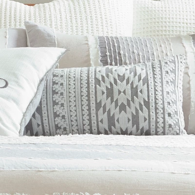 Santander Crewel Stitched Decorative Pillow - Levtex Home - Image 2