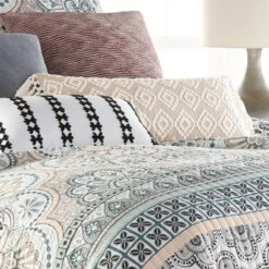 Addie Diamond Fringe Decorative Pillow - Levtex Home