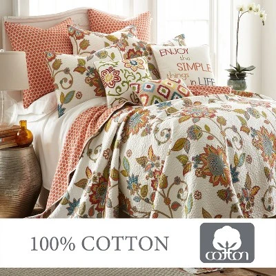 Clementine Quilt And Pillow Sham Set - Levtex Home - Image 3