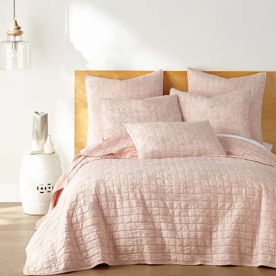 Bowie Blush Euro Sham Set Of 2 - Levtex Home - Image 2